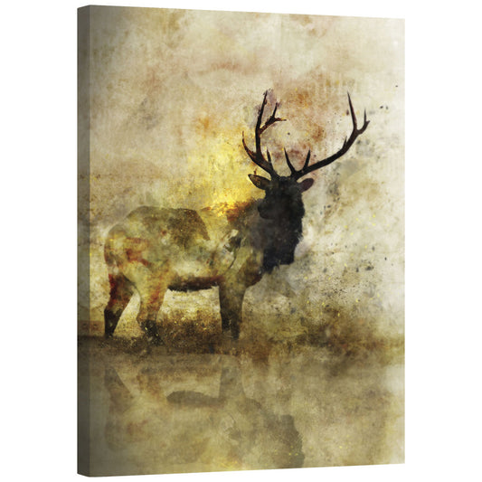 Calm Elk I Canvas Wall Art