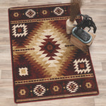 Desert Halo Sunburst Rug - 3 x 4
