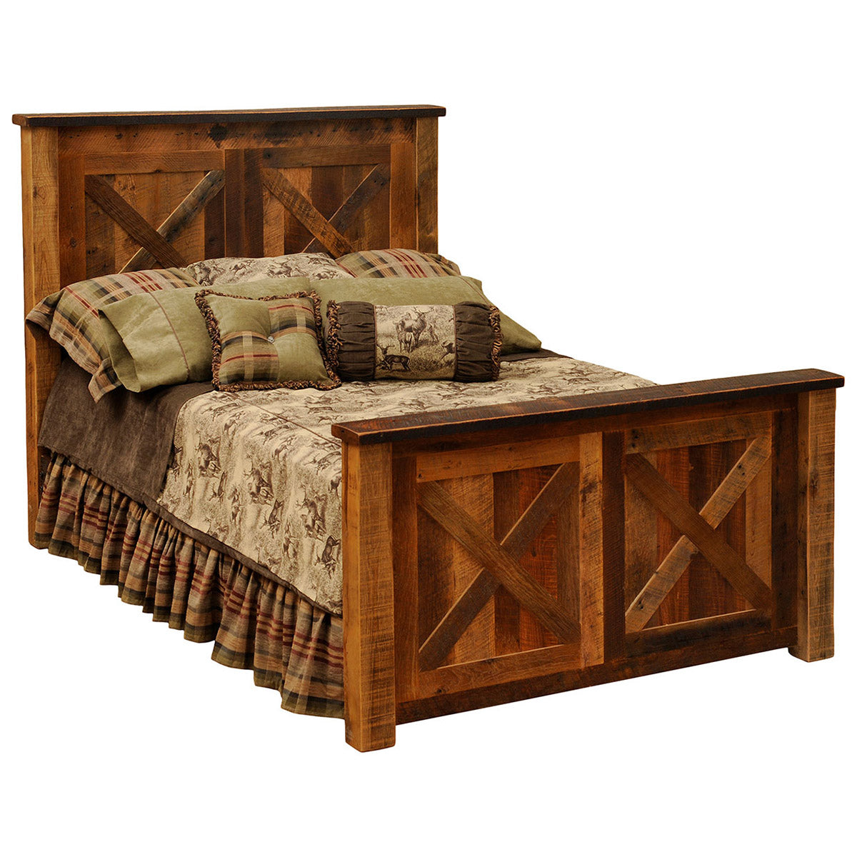 Barnwood Barndoor Bed - King