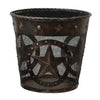 Stars & Studs Metal Waste Basket