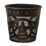 Stars & Studs Metal Waste Basket
