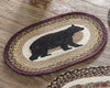 Cabin Bear Braided Jute Placemat