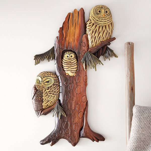 Nesting Owls Wall Art