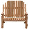 Unfinished Voyageur Two-Person Adirondack Chair