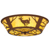 Bounding Deer Flush Mount Ceiling Light