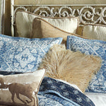 Oatmeal Velvet Euro Sham - OUT OF STOCK UNTIL 06/03/2026