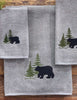 Bear & Pine Tree Bath Towel