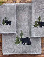 Bear & Pine Tree Bath Towel