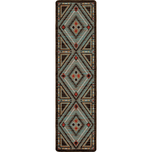 Dream Weaver Turquoise Rug - 2 x 8