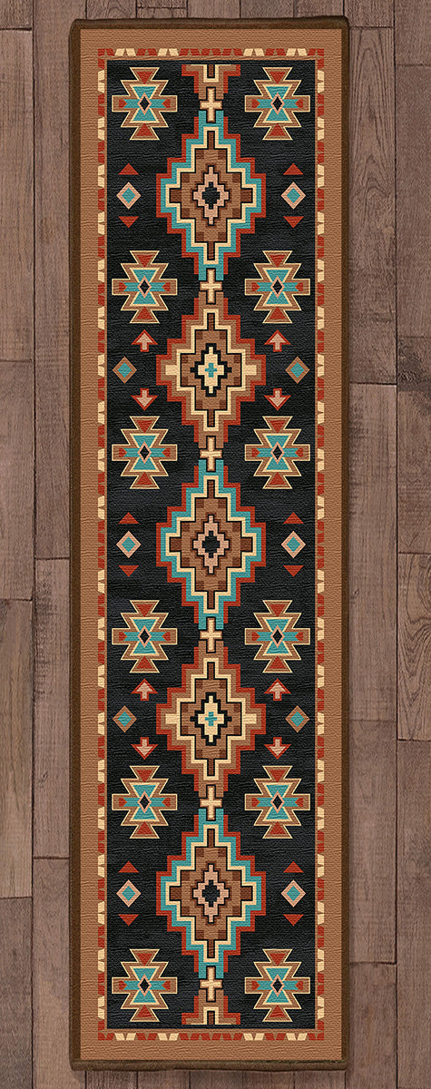 Wind River Rug Pattern Wind River Rug - 2 x 8 | Black Forest Decor