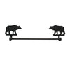 Wrought Iron Bear Towel Bar