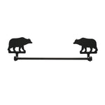 Wrought Iron Bear Towel Bar