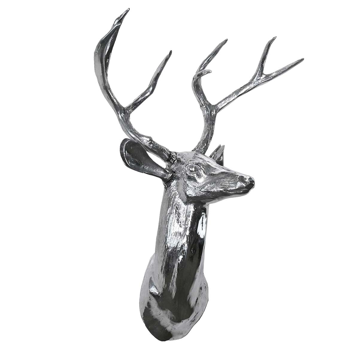 Pewter Deer Head Wall Art