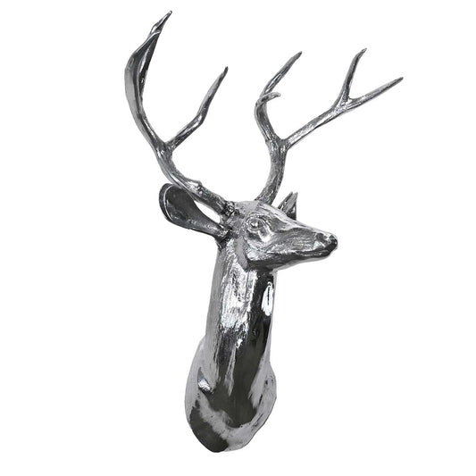 Pewter Deer Head Wall Art