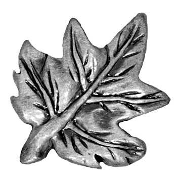 Maple Leaf Metal Cabinet Knob - Set of 2