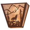 Wolf Wanderlust Wall Sconce
