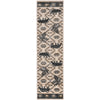 Wasatch Ivory & Blue Rug - 2 x 8 - OUT OF STOCK UNTIL 10/14/2026