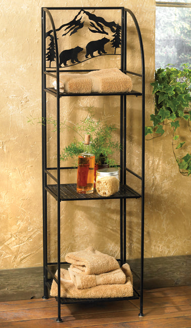 Bear Metal Linen Shelf
