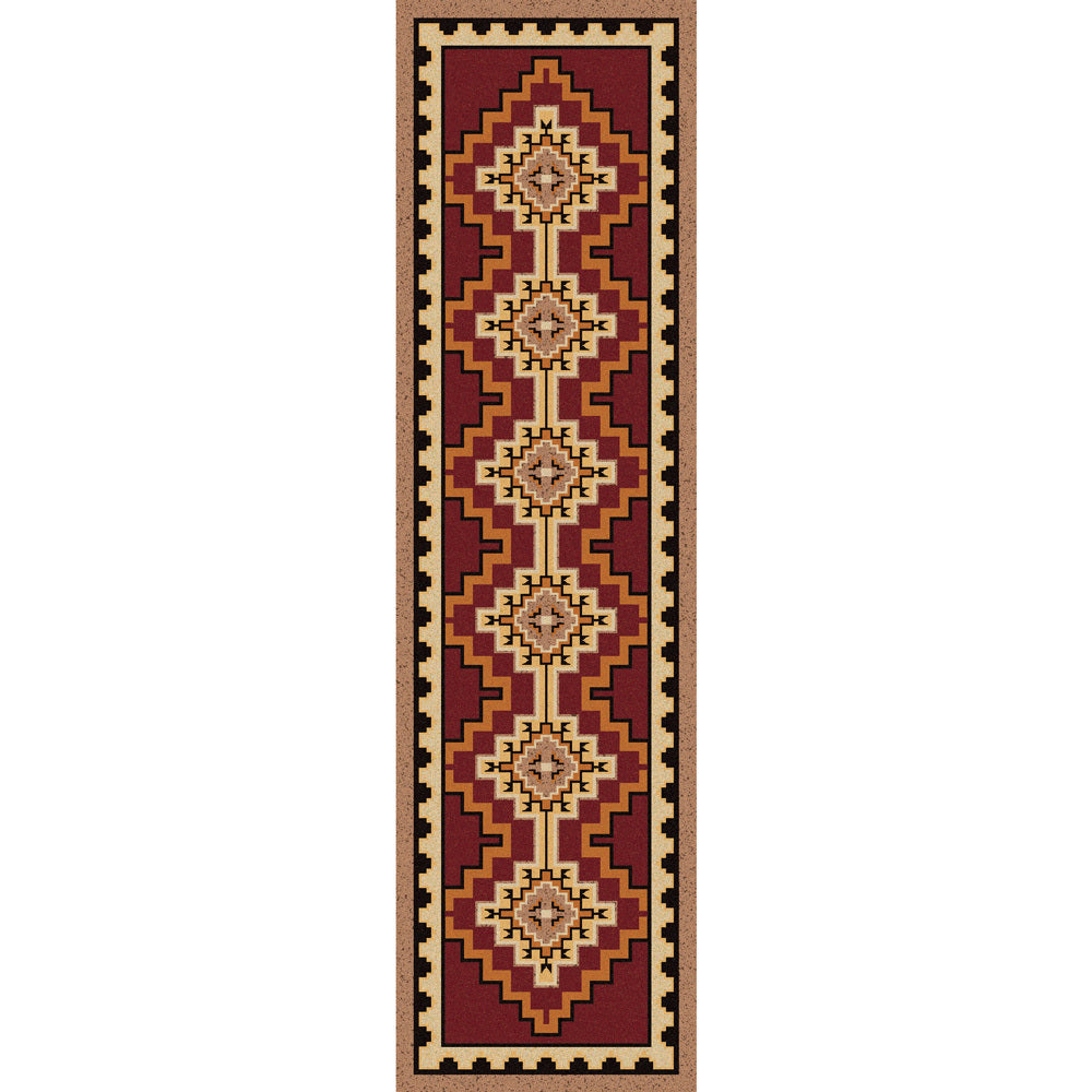 Council Fire Southwestern Rug - 2 x 8