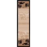 Mountain Shadow Bear Rug - 2 x 8