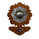 Round Old Silver Berry Robe Hook
