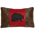 Crimson Bear Pillow