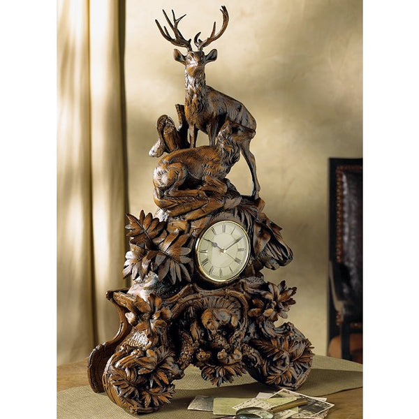 Black Forest Stag Clock