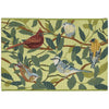 Green Songbird Branch Floor Mat - 2 x 3
