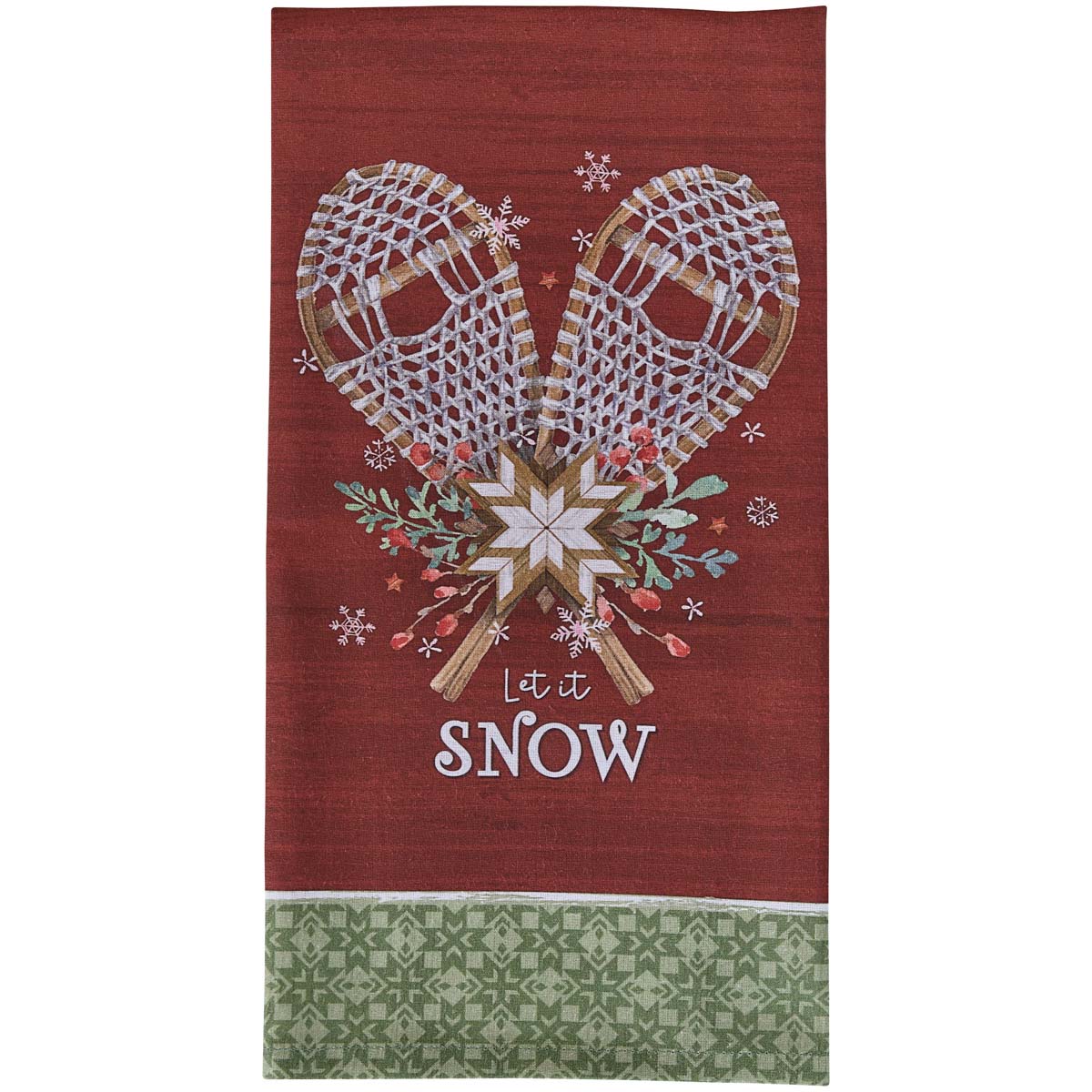 Snowshoes Dishtowels - Set of 4