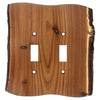 North Ridge Olive Wood Double Switch Cover