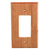 Traditional Wood Single Rocker Plate