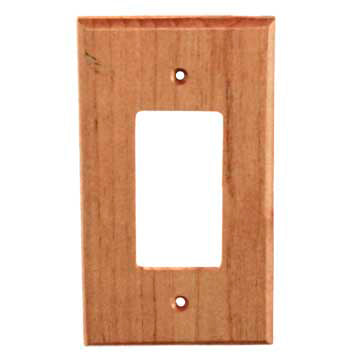 Traditional Wood Single Rocker Plate