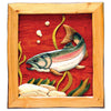 River Rock Trout Wood Wall Art