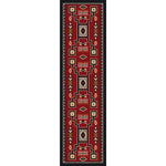 Firestorm Southwestern Rug - 2 x 8
