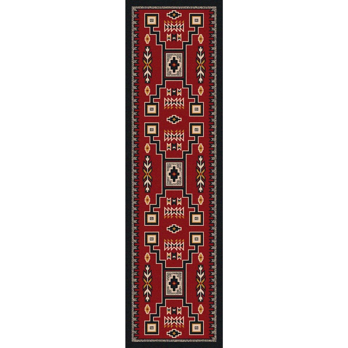 Firestorm Southwestern Rug - 2 x 8