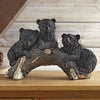 Bears on Log Sculpture - CLEARANCE