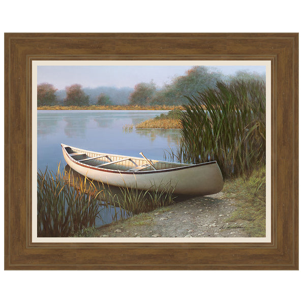 On the Lake Framed Print