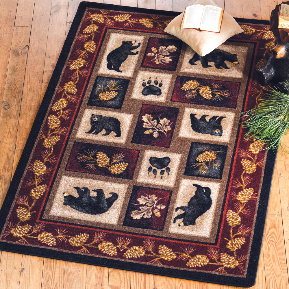 Bear Patch Rug - 8 x 11