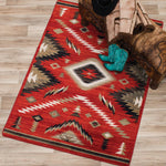 Red Sky Rug - 8 x 11