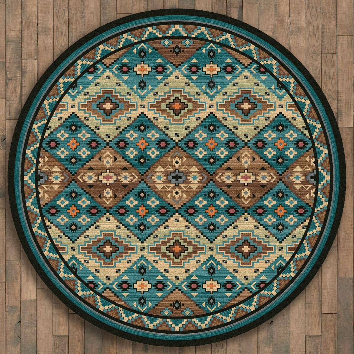 Santa Fe Chic Rug - 8 Ft. Round