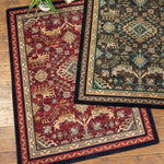 Tribal Echoes Rosewood Rug - 5 x 8