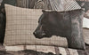Black Bear Mist Accent Pillow