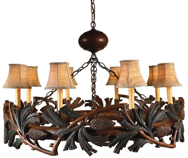 Pine Bough Chandelier