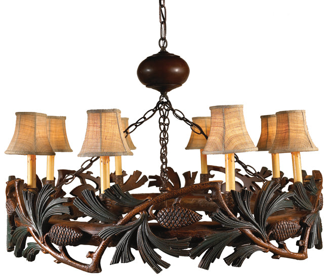 Pine Bough Chandelier