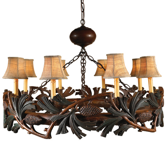 Pine Bough Chandelier