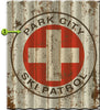 Ski Patrol Personalized Corrugated Metal Sign