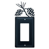 Wrought Iron Pinecone Single GFI Cover