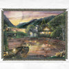 Lake Scene Throw Blanket - Small
