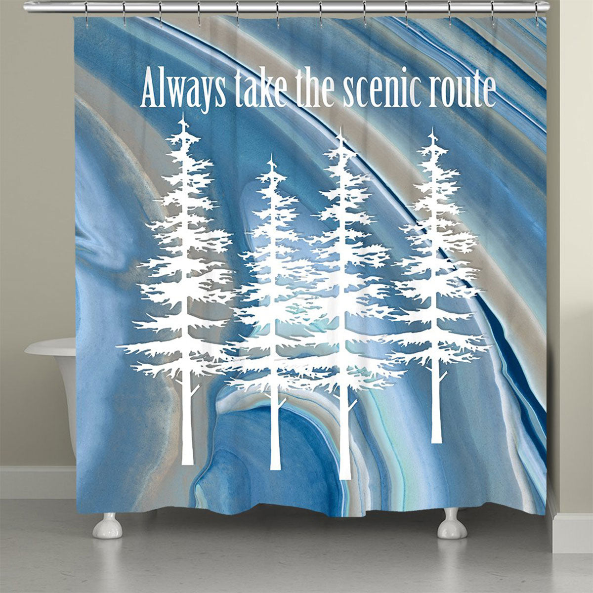 Scenic Pines Shower Curtain