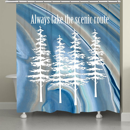 Scenic Pines Shower Curtain